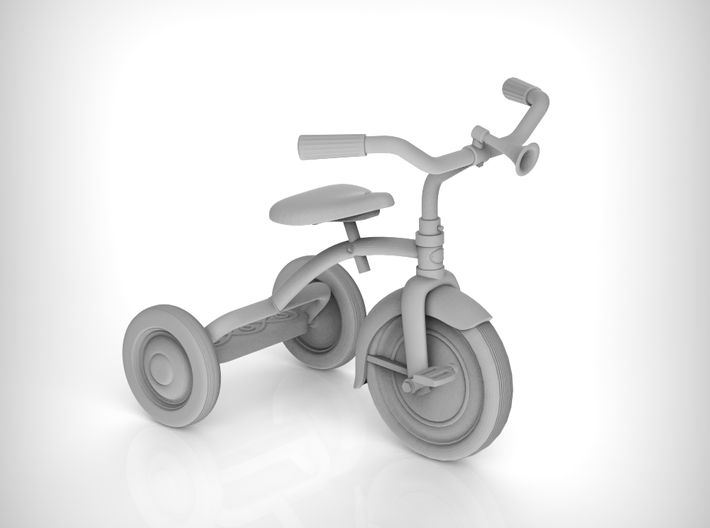 Tricycle 01. 1:35 Scale (x2 Units) 3d printed