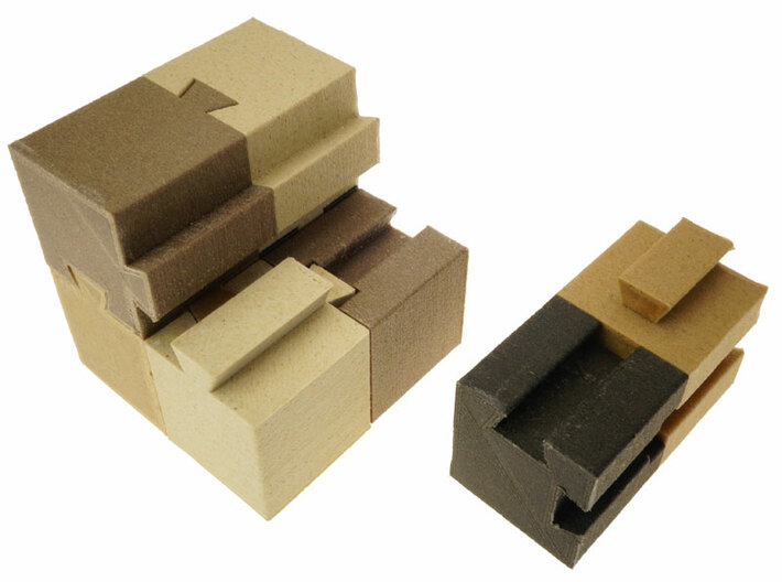 Dovetail Cube 3d printed 