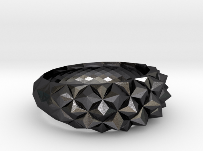 Geometric Cristal Ring 1 US9 3d printed