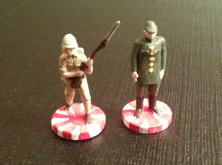 Global Set (no base) 3d printed Japanese general. Pieces are sold unpainted.