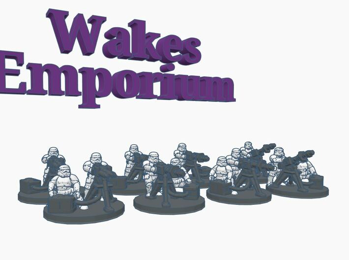 Storm Knights Heavy Weapons Teams 3d printed 