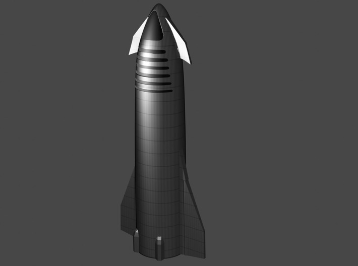 Space-X Starship 3d printed 