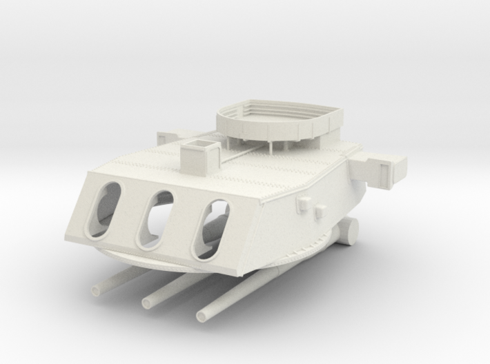 1/128 Iowa class 16&quot;/50 Turret 3 SET 3d printed