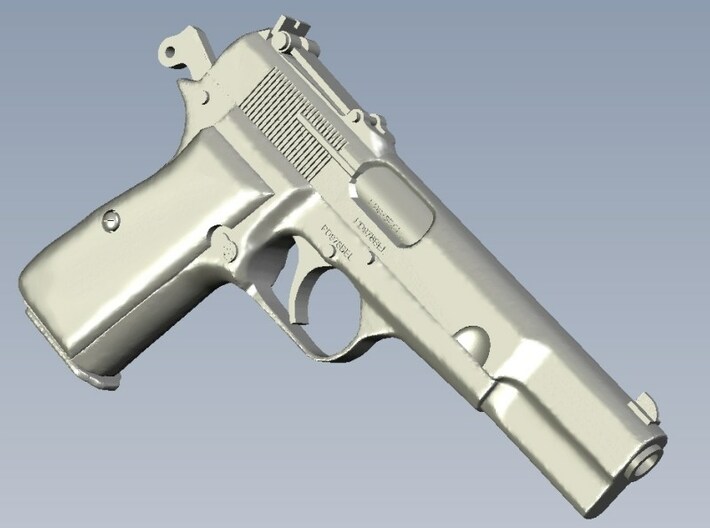 1/12 scale FN Browning Hi Power Mk I pistols B x 3 3d printed 