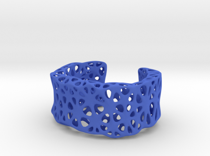 Flowers Cuff (Size M) 3d printed 
