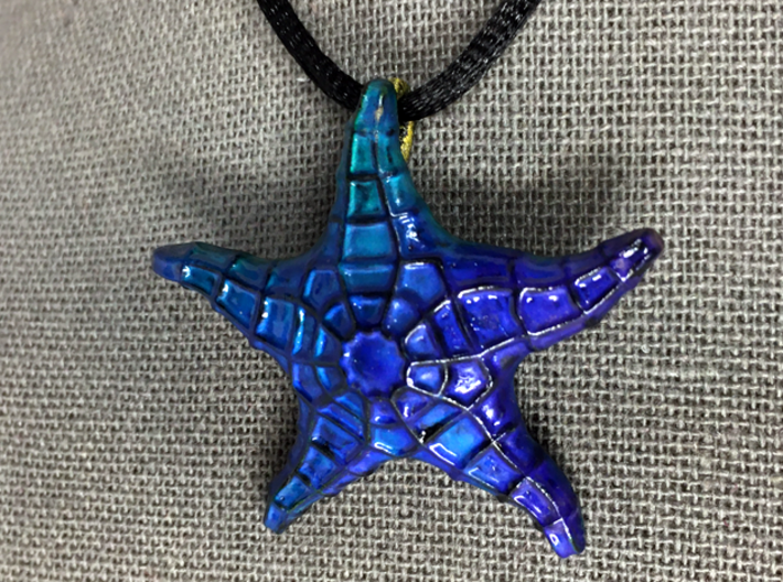 Starfish Pendant 3d printed Does not come painted Watch the video below to see how I did it.