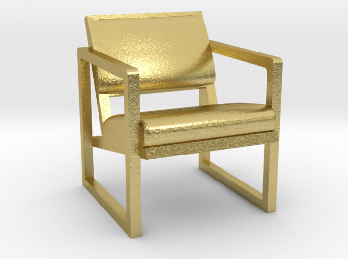 1:48 Bauhaus Easy Chair 3d printed