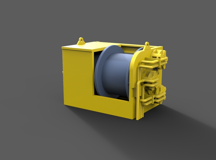 Winch for ROV or other applications 3d printed