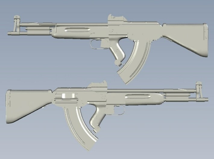 1/12 scale German Korobov TKB-408 rifles x 3 3d printed 