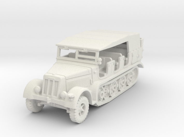 Sdkfz 7 mid (covered) 1/100 3d printed