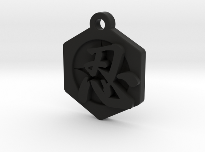 Samurai, Ninja charm, pendant, keychain type2 3d printed