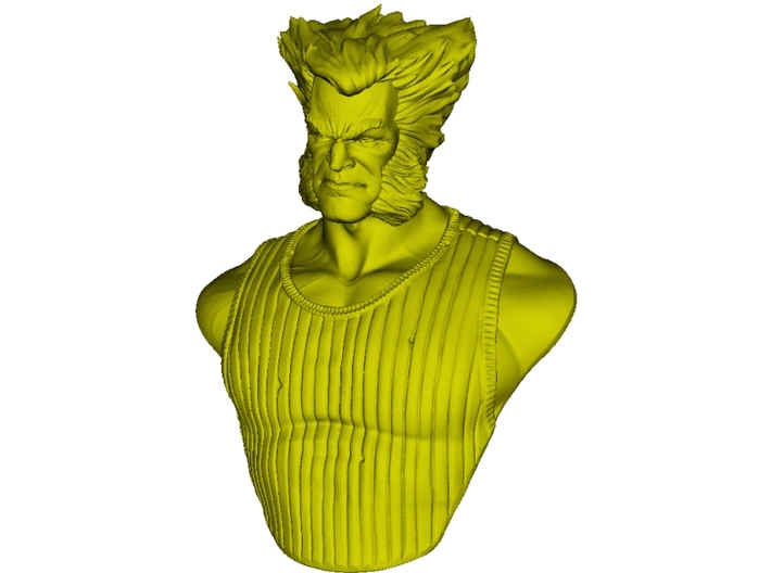 1/9 scale X-Men James 'Wolverine' Howlett bust 3d printed