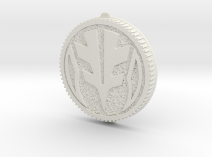 LC Morph Coin - White MMPR 3d printed