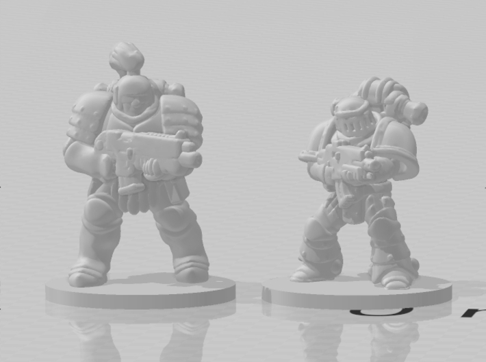 Thunderous Warriors 6mm Infantry miniature models 3d printed 