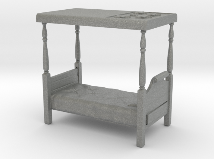 O Scale Four Poster Bed 3d printed This is a render not a picture