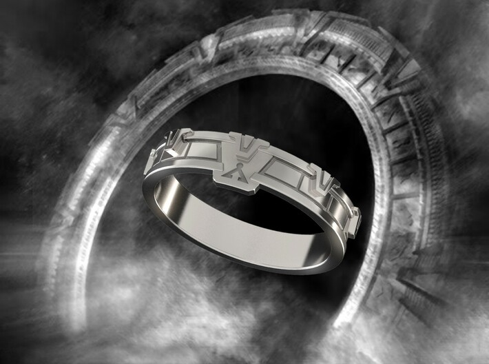 Stargate Ring S 3d printed