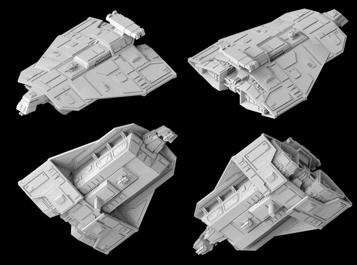(Armada) Sith Empire Transport &quot;Tenebrous&quot; 3d printed