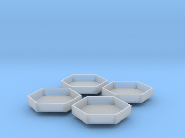 1/100 IJN Yamato Tubs for 46cm Type94 turrets SET 3d printed