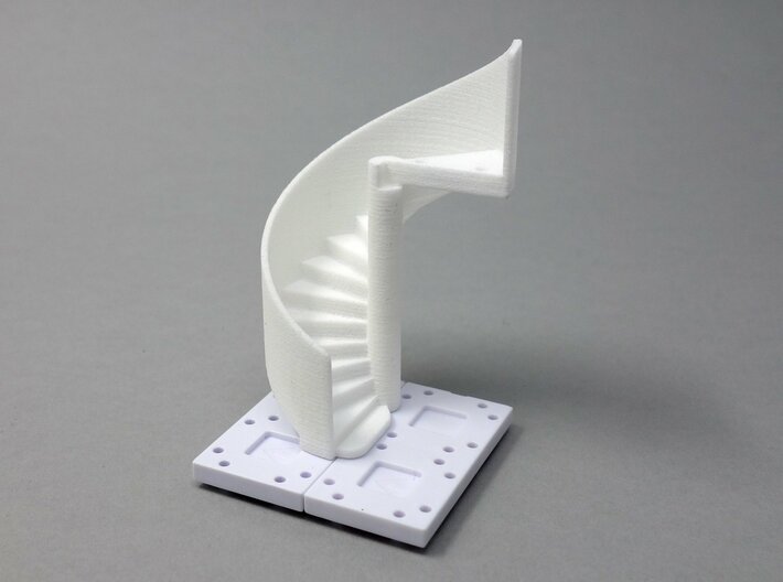 3D Spiral Staircase 3d printed