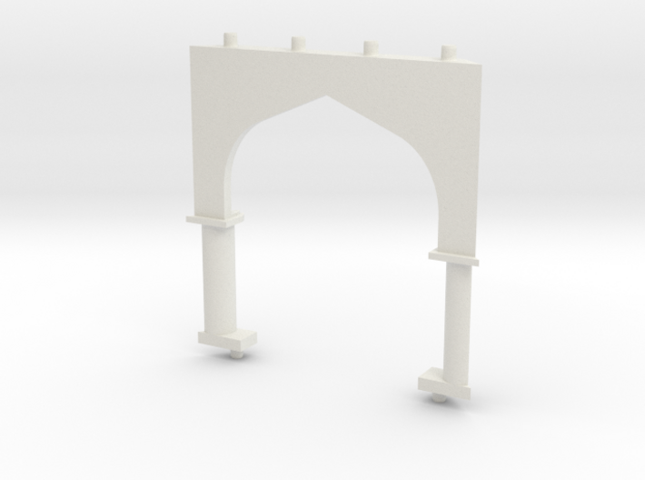 3D Double Ogee Arch Corner 3d printed 