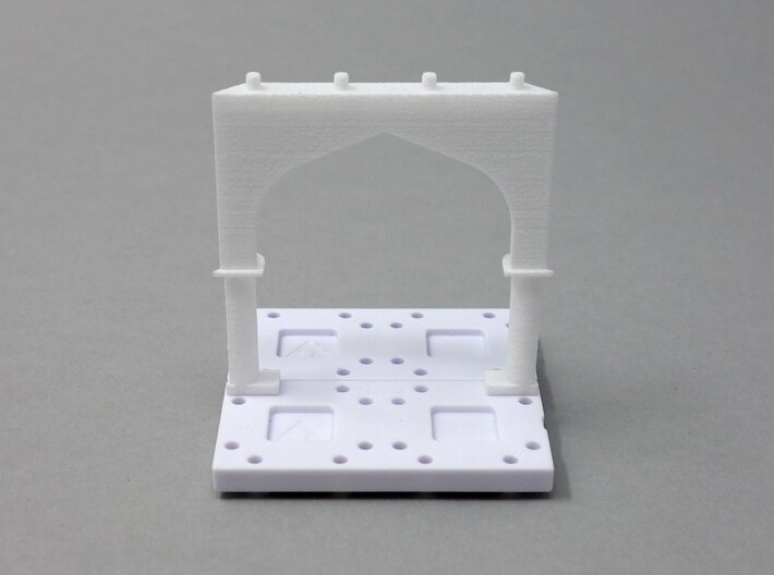 3D Double Ogee Arch Corner 3d printed