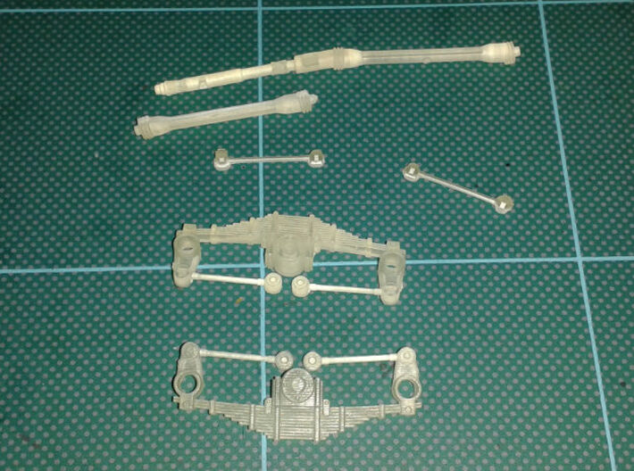 DUKW suspension correction set Italeri Airfix 1:35 3d printed Parts separated