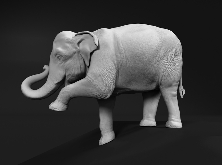 Indian Elephant 1:48 Female on top of slope 3d printed