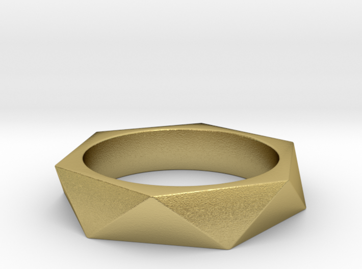 Triangle Ring 3d printed