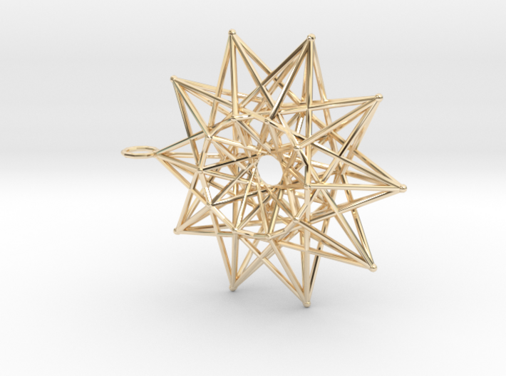 10 pointed toroidally folded star 3d printed