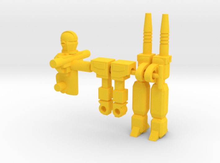 Raf Esquivel RoGunner 3d printed Yellow Parts