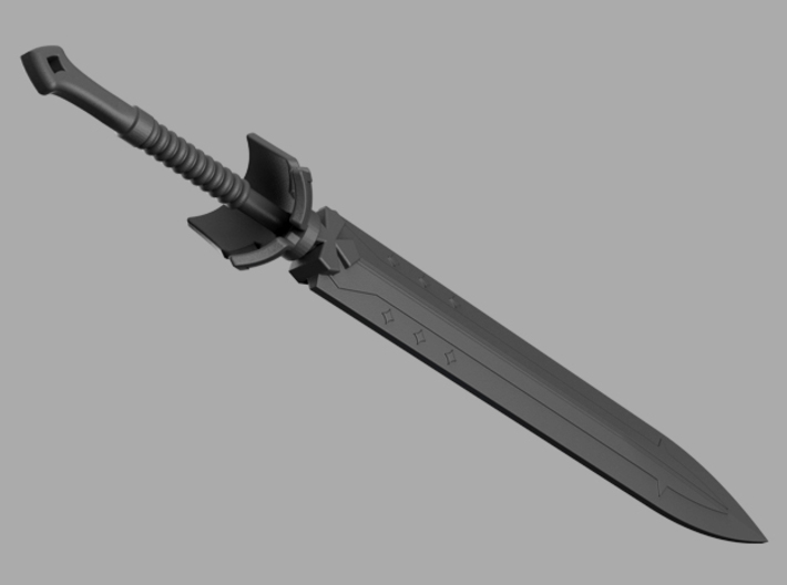 Demon-Dweller Sword 3d printed 