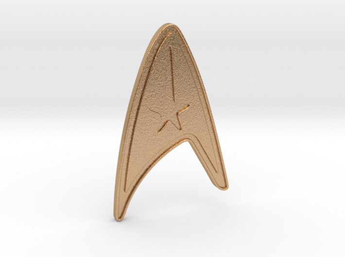 Star Trek Command Division Tie Pin 3d printed