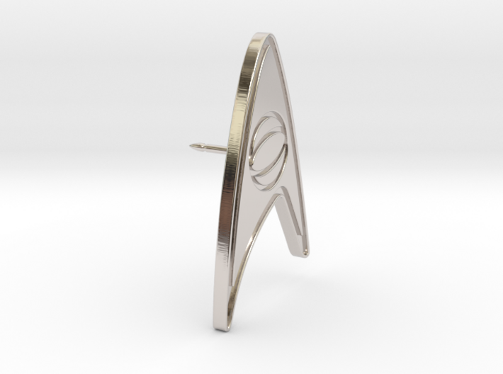 Star Trek Sciences Division Tie Pin 3d printed
