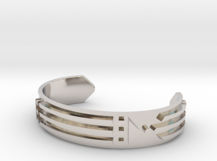 Atlantis Bracelet - Solid 3d printed Render - Atlantis Bracelet - Solid