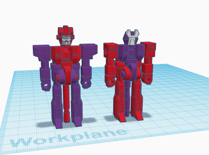 Alpha Trion and Nexus Prime RoGunners 3d printed Alpha Trion and Nexus Prime