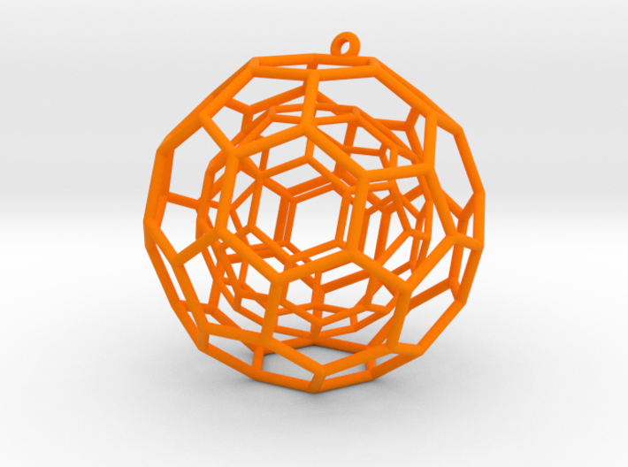 fullerene ball in a ball bauble ornament 3d printed