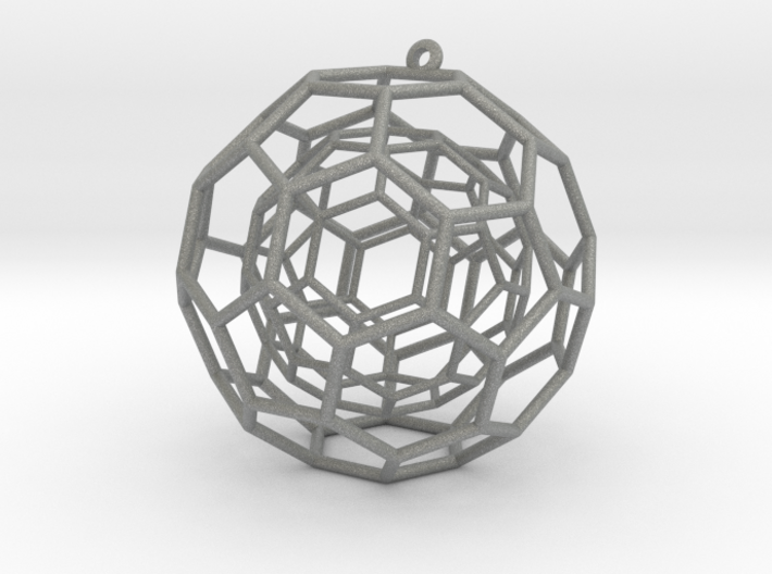 fullerene ball in a ball bauble ornament 3d printed