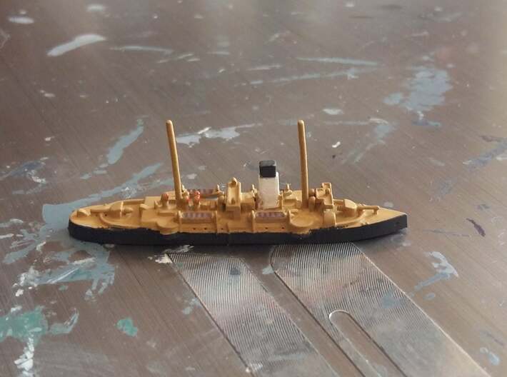 1/1250 HNoMS Viking (1891) 3d printed Painted by Proflutz
