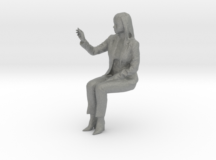 O Scale Sitting Woman 3d printed This is a render not a picture