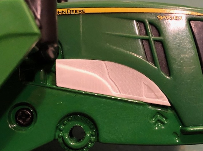 (2) GREEN 2019 4WD / 4 TRACK ENGINE SIDE SHIELDS 3d printed 