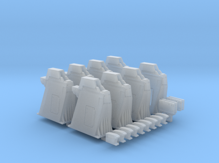 1/144 - Holddown Arms LC-34 (8x mixed) *NEW* 3d printed