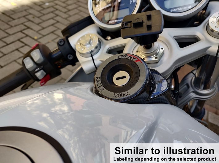 Ignition Lock Cover for BMW R nineT Urban 3d printed Attachment example
