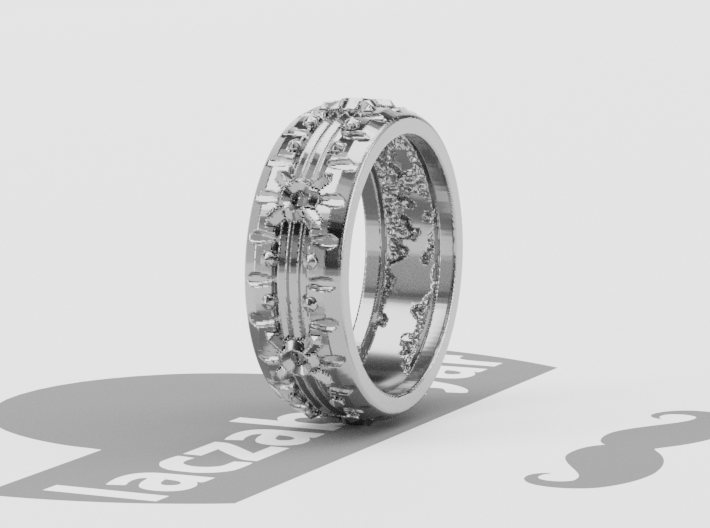 Halo Ring 7mm wide 3d printed