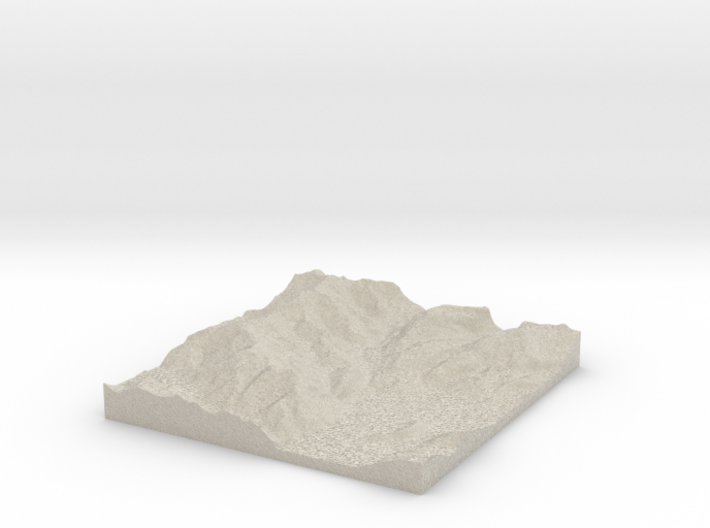Model of Area archeologica del Monte San Martino 3d printed