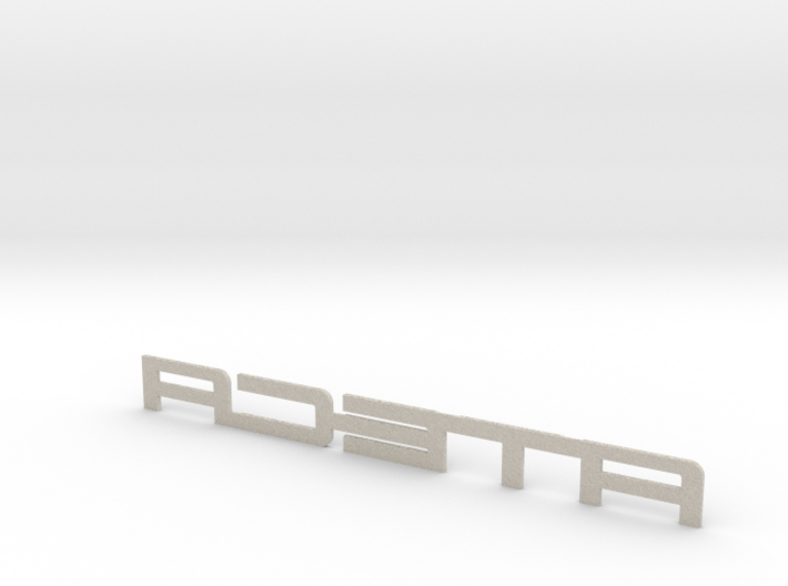 ATECA Logo for the lower grille 3d printed