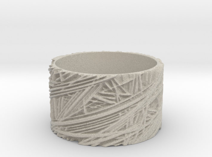 Fibres Ring Size 8 3d printed