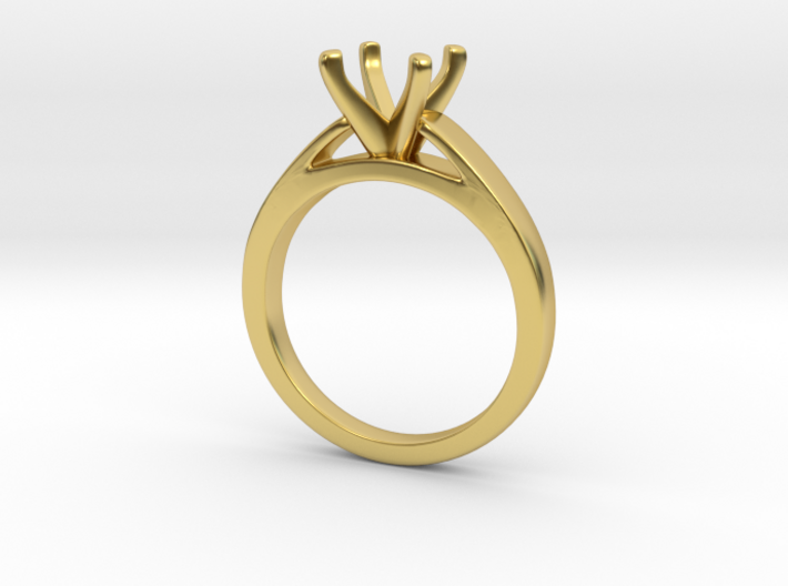 1.5ct solitaire 3d printed