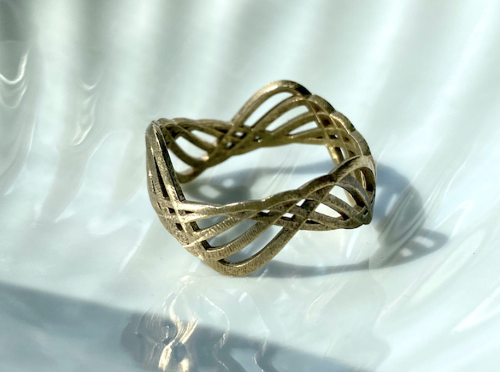 ring.Wave 3d printed