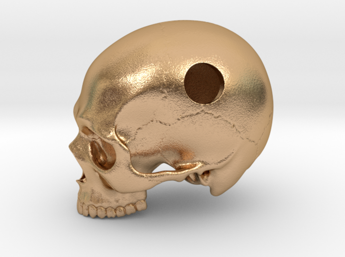 Skull Pendant _ P01 3d printed