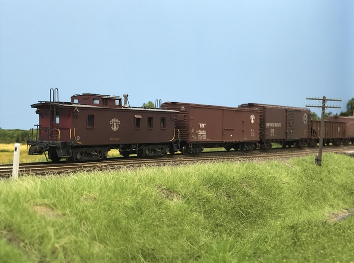 New Haven Railroad/VRR Style W,R& A posts 3d printed HO Scale W Post installed on Jim Dufour's Cheshire Branch